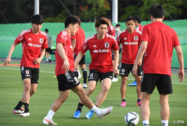 Samurai Blue 非公開練習でミャンマー代表戦へ調整 Jfa 公益財団法人日本サッカー協会
