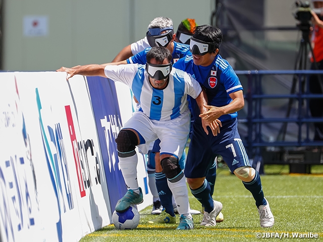 ブラインドサッカー男子日本代表は世界ランク1位のアルゼンチンに引き分け 初の決勝進出 Santen Ibsa ブラインドサッカーワールドグランプリ 21 In 品川 4日目 Jfa 公益財団法人日本サッカー協会