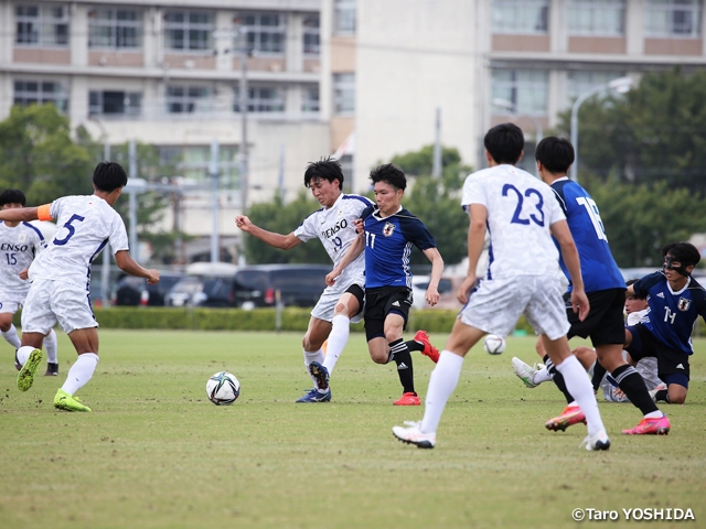 U-20日本代表候補　全日本大学選抜と再び対戦し、遠征を終える！