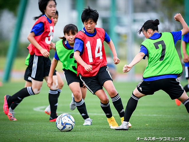 JFAエリートプログラム女子U-13トレーニングキャンプを実施