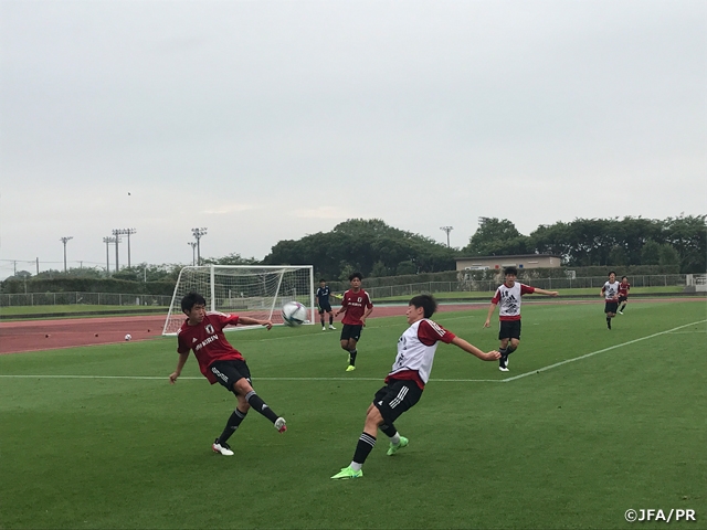 U-16日本代表候補　新たな選手とともにトレーニングキャンプをスタート