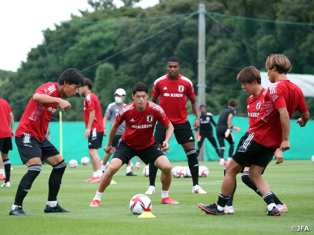 U-24日本代表　負荷をかけたトレーニングでコンディション向上中