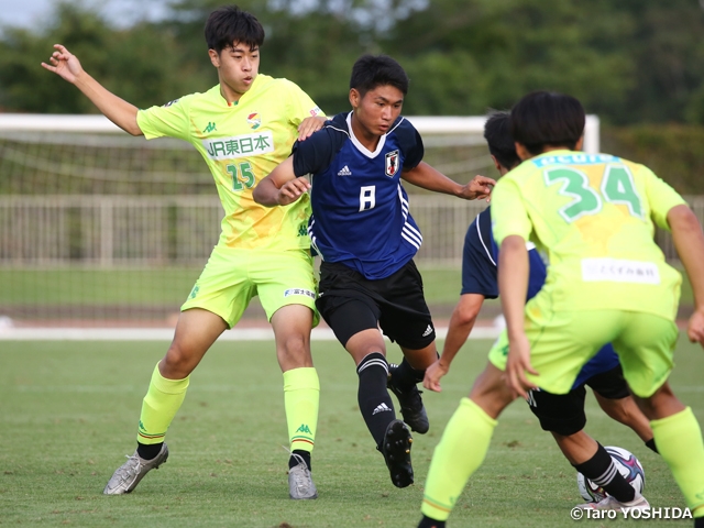 U 16日本代表候補 2試合のトレーニングマッチを実施 Jfa 公益財団法人日本サッカー協会