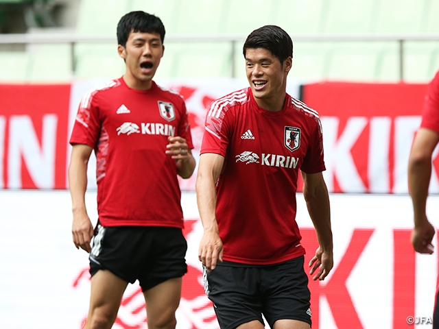 Ritsu Doan (JPN), JULY 17, 2021 - Football / Soccer : Kirin Challenge Cup  2021 between U-24 Japan 1-1 U-24 Spain at Noevir Stadium Kobe, Hyogo,  Japan. (Photo by AFLO Stock Photo - Alamy