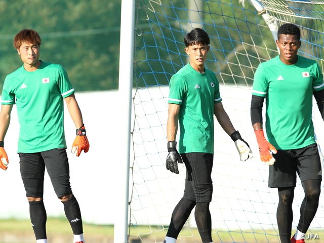U-24 Japan National Team hold training session ahead of match against Mexico