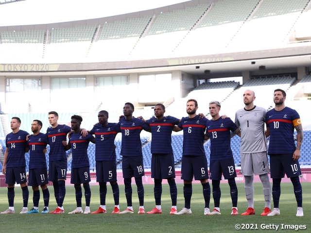 U-24 Japan National Team to face France in final group stage match of the Games of the XXXII Olympiad (Tokyo 2020)