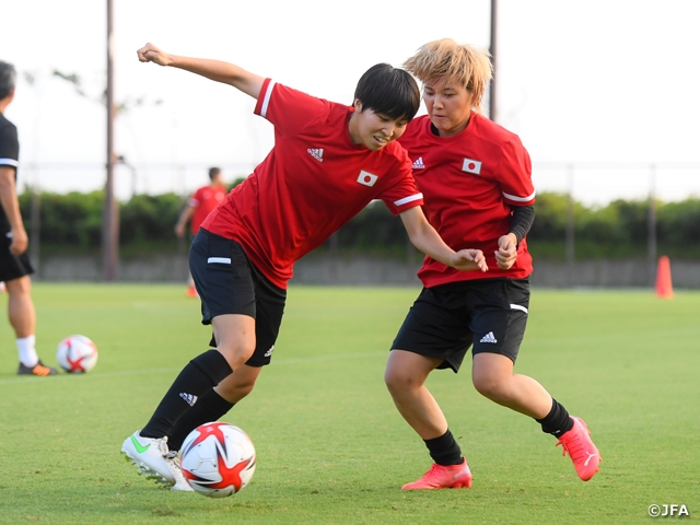 なでしこジャパン いよいよ一発勝負のノックアウトステージ 選手村の刺激を力に変えて臨むスウェーデン戦 Jfa 公益財団法人日本サッカー協会