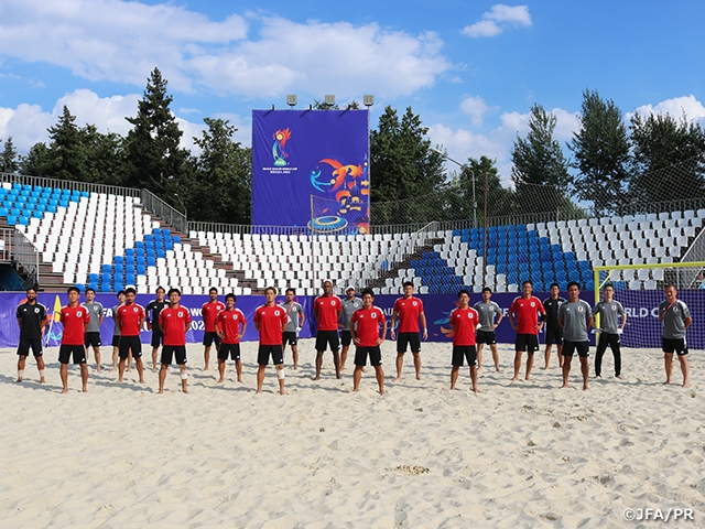 Japan Beach Soccer National Team to enter FIFA Beach Soccer World Cup Russia 2021™