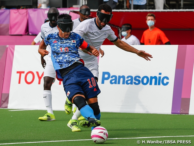 5-a-side football (Blind Football Men's) Japan National Team start off the Tokyo 2020 Summer Paralympic Games with a victory