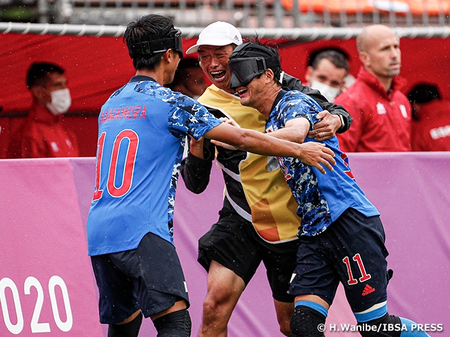 5-a-side football (Blind Football Men's) Japan National Team finish the Tokyo 2020 Summer Paralympic Games on a high note