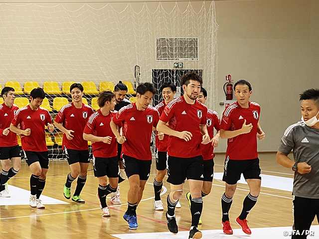 フットサル日本代表 グループステージ第2戦のスペイン戦に向けてコンディションを調整 Jfa 公益財団法人日本サッカー協会
