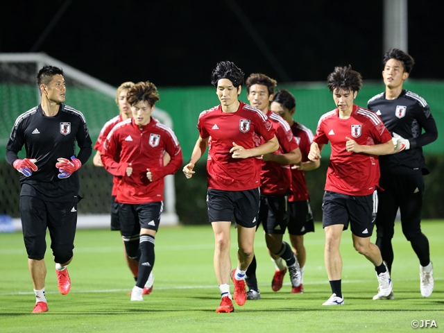 SAMURAI BLUE、最終予選オーストラリア代表戦へ帰国後初練習