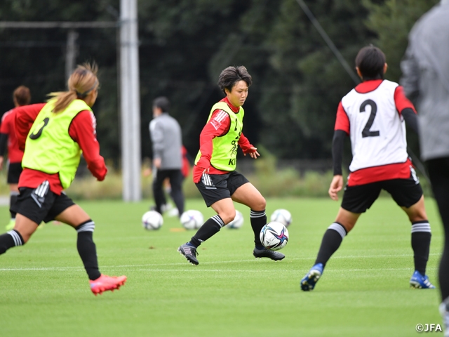 なでしこジャパン候補キャンプ2日目 全員で戦術理解浸透を図る Jfa 公益財団法人日本サッカー協会