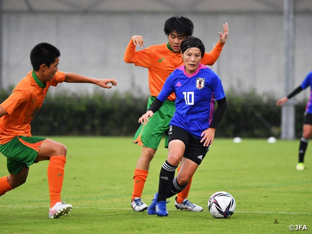 なでしこジャパン候補 初のトレーニングマッチは課題と収穫を得た敗戦に Jfa 公益財団法人日本サッカー協会