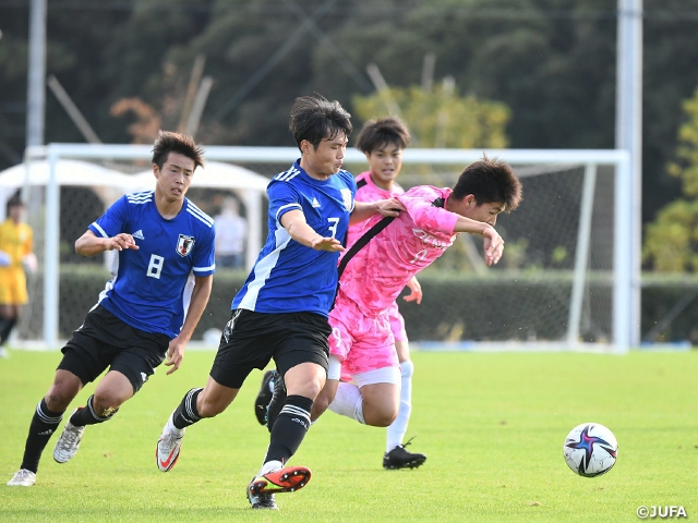U-18日本代表　関東大学選抜と対戦し、強化を継続！