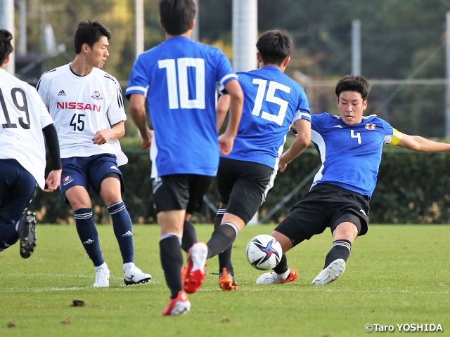 U-18日本代表候補　練習試合は3-3のドロー