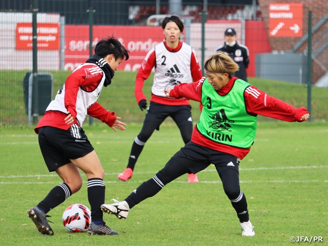 なでしこジャパン オランダ女子代表との試合に向けトレーニングを再開 Jfa 公益財団法人日本サッカー協会