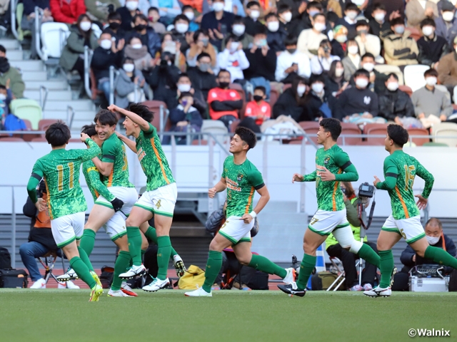 青森山田が4大会連続の決勝進出を決める　第100回全国高等学校サッカー選手権大会