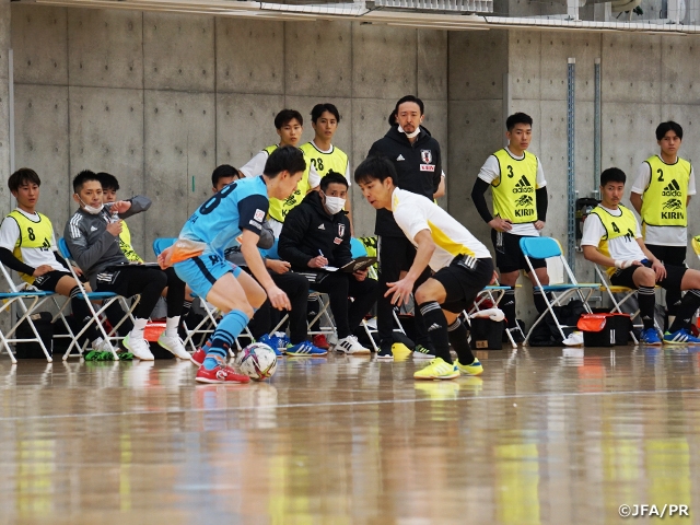 フットサル日本代表候補　Y.S.C.C.横浜との初の対外試合を3-2で勝利