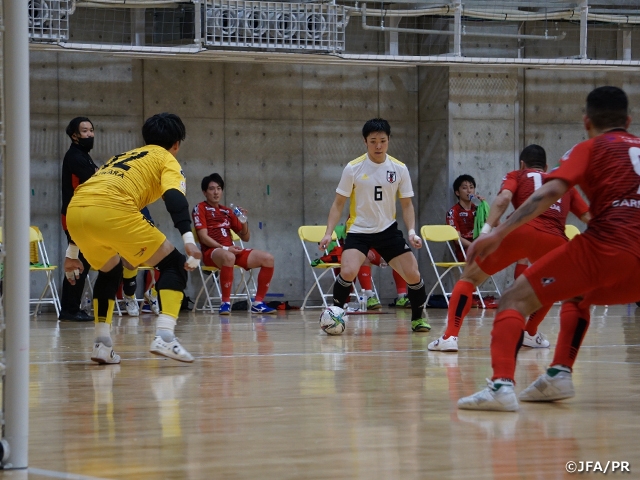 フットサル日本代表候補 バルドラール浦安のトレーニングマッチに3-2で勝利