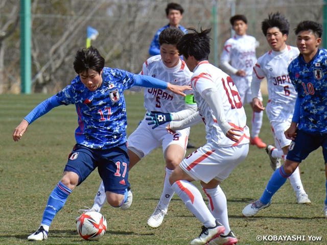 U-17日本代表　J-VILLAGE CUPは1勝3敗で大会を終える