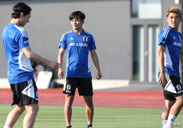 Samurai Blue ブラジル戦へ向けてミニゲームなどで調整 Jfa 公益財団法人日本サッカー協会