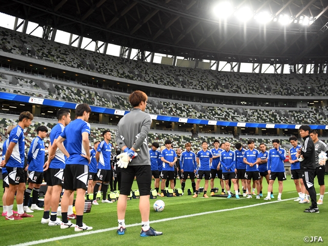 SAMURAI BLUE’s Coach Moriyasu shares desire to “Push the envelope” to win against Brazil