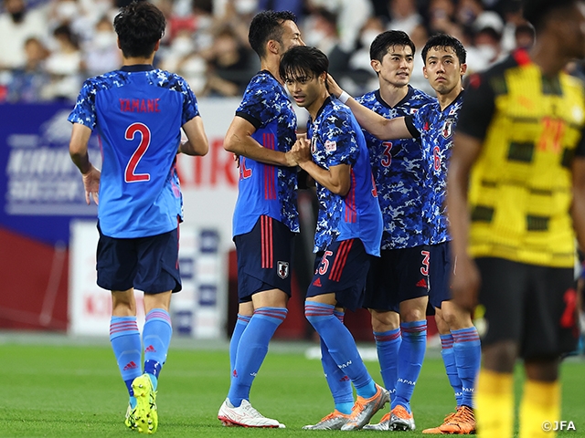 【Match Report】SAMURAI BLUE advance to the title match with a 4-1 victory over Ghana - KIRIN CUP SOCCER 2022