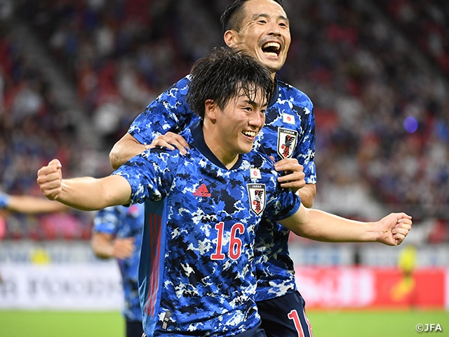 【Match Report】SAMURAI BLUE defeat Korea Republic 3-0 to claim first title under the Moriyasu regime
