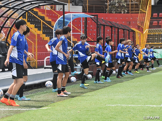 U-20 Japan Women's National Team hold final training session ahead of the FIFA U-20 Women's World Cup™