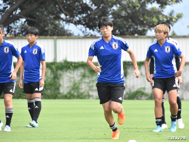 U 日本女子代表 グループステージ突破に向けガーナ戦への準備を進める Jfa 公益財団法人日本サッカー協会