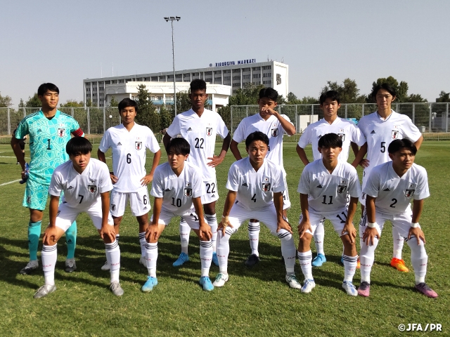 【Match Report】U-16日本代表 Mirabror Usmanov Cup初戦を勝利で飾る