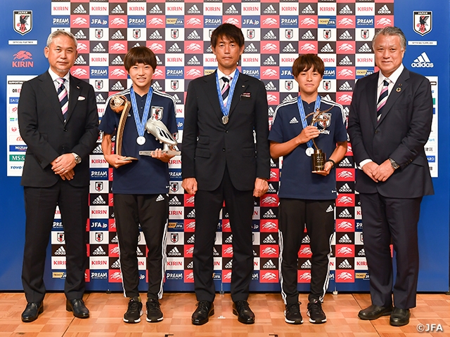 U-20 Japan Women's National Team hold press conference after returning from the FIFA U-20 Women's World Cup Costa Rica 2022™