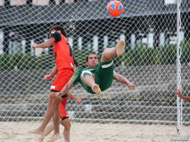 Tokyo Verdy among teams advancing through to the second round of the JFA 17th Japan Beach Soccer Tournament