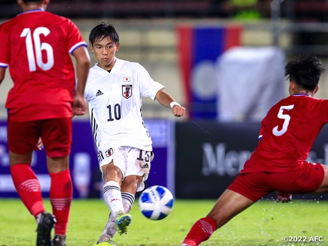【Match Report】U-19日本代表、ハプニングに動じず白星発進～AFC U20アジアカップウズベキスタン2023予選