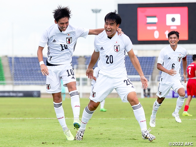 Match Report U 19日本代表 8 0でパレスチナに勝利し首位キープ Afc Uアジアカップウズベキスタン23予選 Jfa 公益財団法人日本サッカー協会