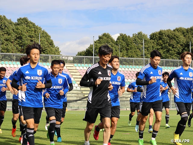 U-21日本代表　イタリア戦の地へ移動、トレーニングで準備を進める