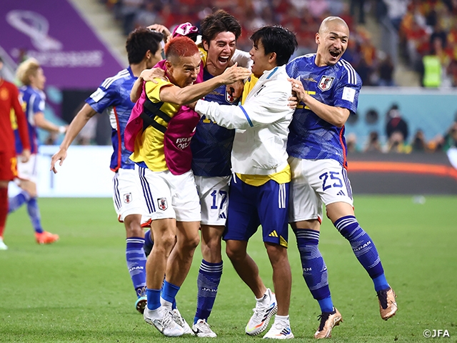 Match Report Samurai Blue スペインに逆転勝ちで2大会連続の16強進出 Jfa 公益財団法人日本サッカー協会