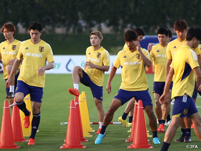 SAMURAI BLUE hold training behind closed doors ahead of Round of 16 match against Croatia