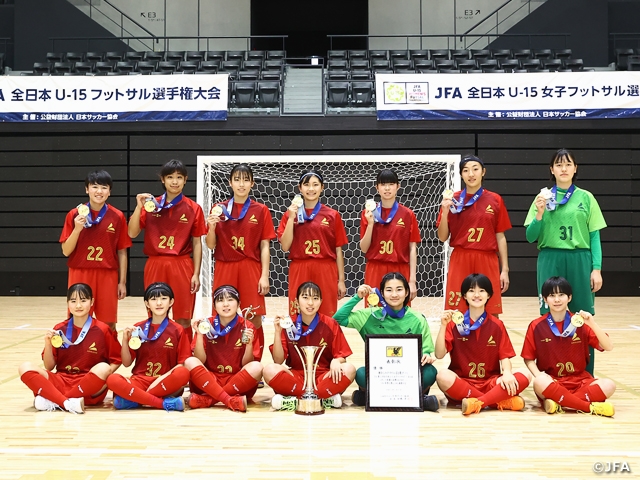Asahi Intecc Loveledge Nagoya Statice defeat defending champions to claim first title! - JFA 13th U-15 Japan Women's Futsal Championship