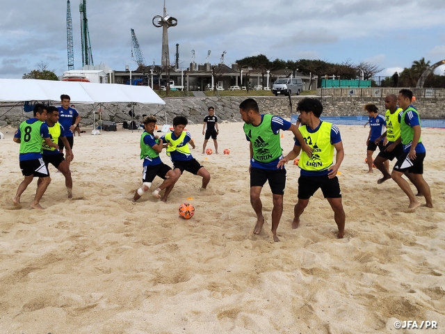 ビーチサッカー日本代表　AFC Beach Soccer Asian Cup Thailand 2023に向け始動