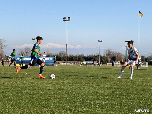 U-20日本代表　ウズベキスタンにてFCパフタコールU-21とのトレーニングマッチを実施