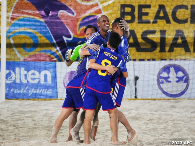 【Match Report】Japan Beach Soccer National Team start off AFC Beach Soccer Asian Cup Thailand 2023 with a 7-0 victory against Indonesia