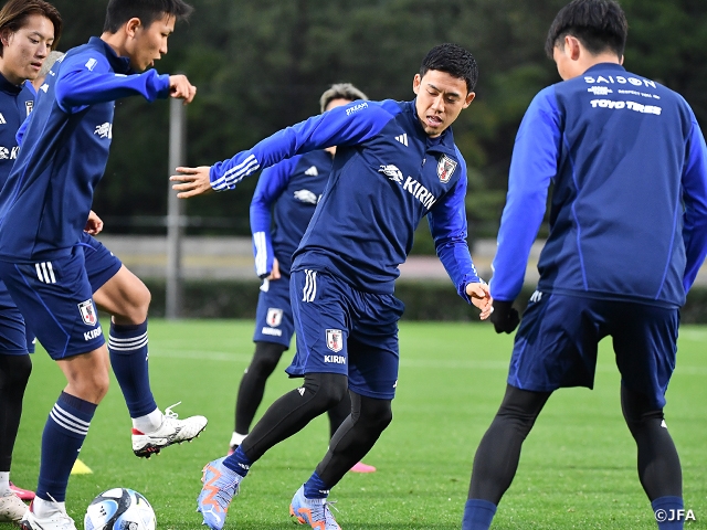 SAMURAI BLUE、コロンビア代表戦へ向けて一部非公開で練習