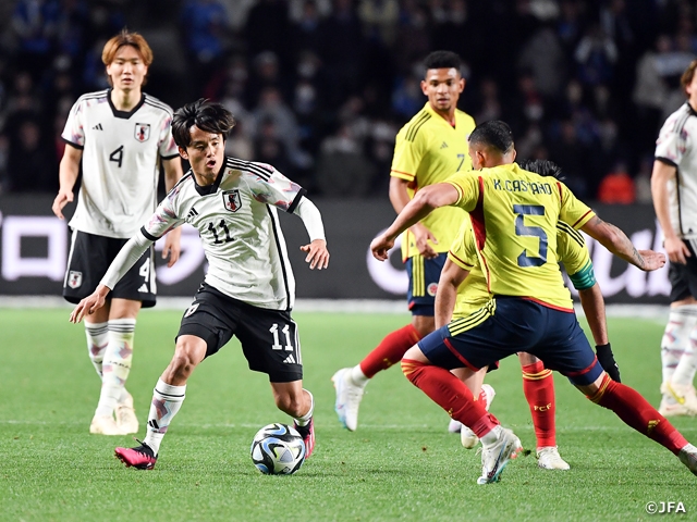 【Match Report】SAMURAI BLUE lose to Colombia despite Mitoma’s opener