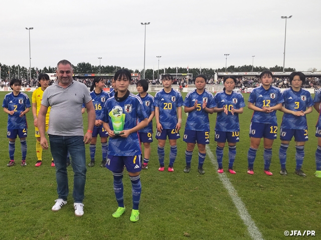 【Match Report】U-16 Japan Women's National Team finish the Montaigu Tournament in fourth place