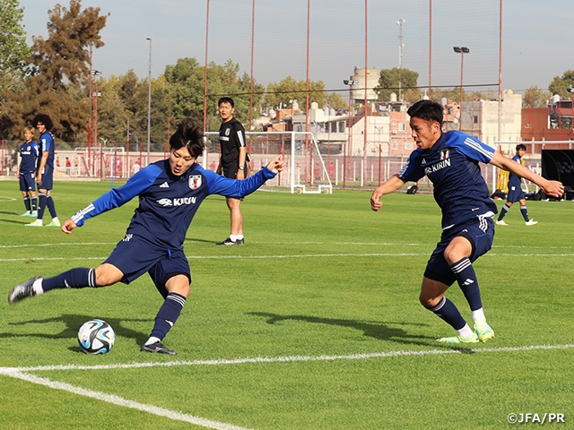 U-20 Japan National Team begins training ahead of first match against Senegal - FIFA U-20 World Cup Argentina 2023™