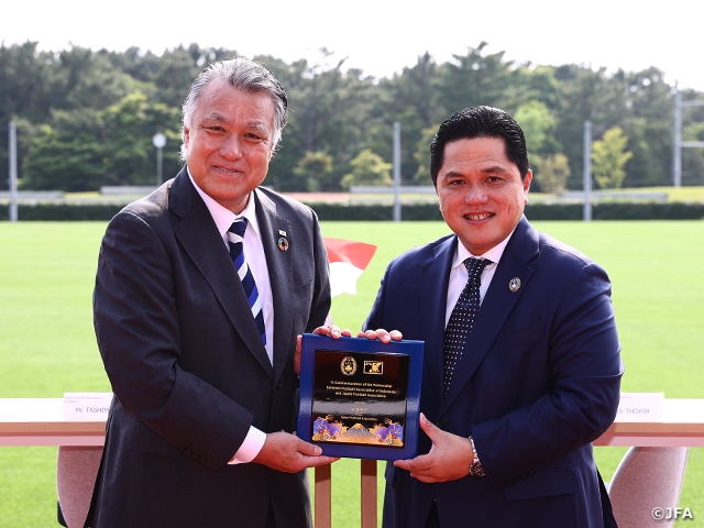 インドネシアサッカー協会とのパートナーシップ協定を再締結
