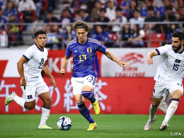 【Match Report】SAMURAI BLUE score six goals in win over El Salvador - KIRIN CHALLENGE CUP 2023