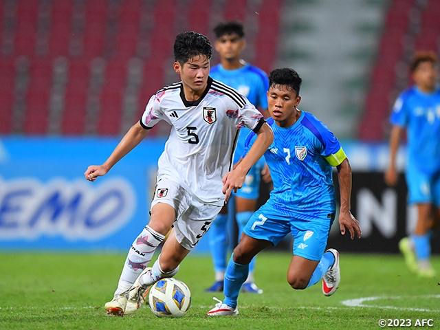 【Match Report】U-17 Japan National Team advance to quarterfinals with 8-4 victory over India - AFC U17 Asian Cup™ Thailand 2023
